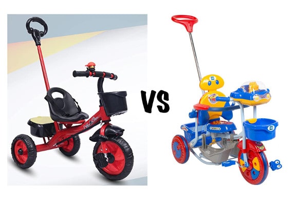 Mee Mee Baby Tricycle And Rocker Vs. Little Olive Kids Tricycle - Which Is Better? (Review)